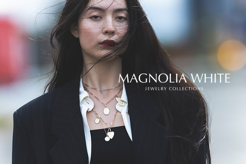 MAGNOLIA WHITE JEWELRYが洗練されたソリッドなフォルムと柔らかな曲線が魅力的な新作ジュエリー全10型を発表